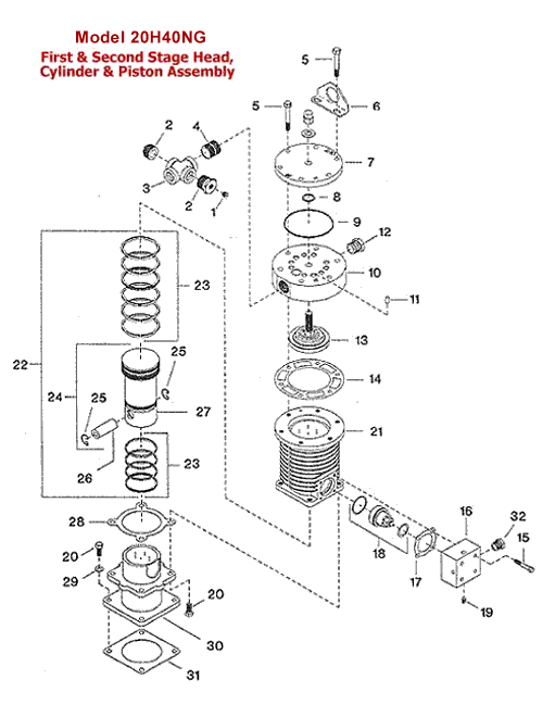parts-ir-20H40NG-cylinder-piston-assy